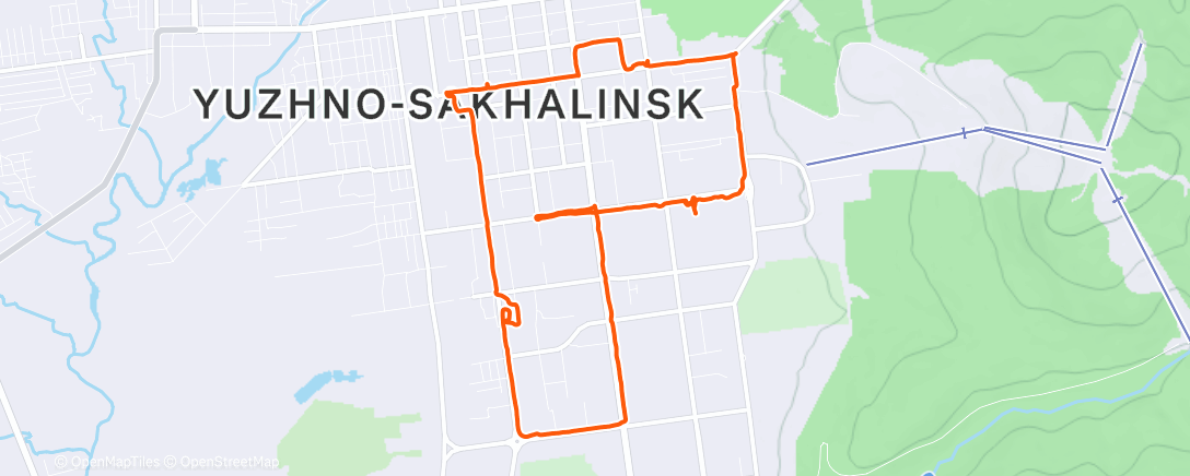 Карта физической активности (Утренний забег)