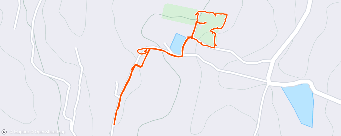 Map of the activity, Afternoon Walk