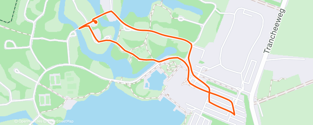 Map of the activity, Lunch Walk