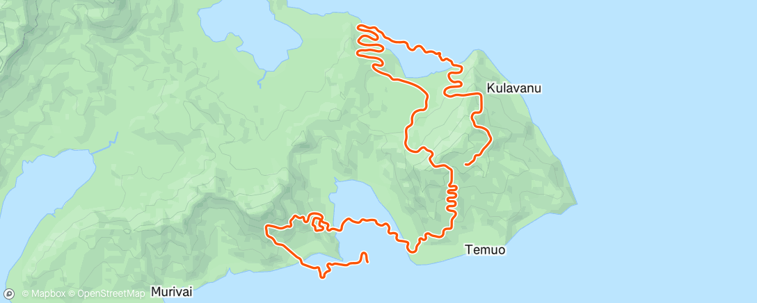 Map of the activity, Zwift - Watopia