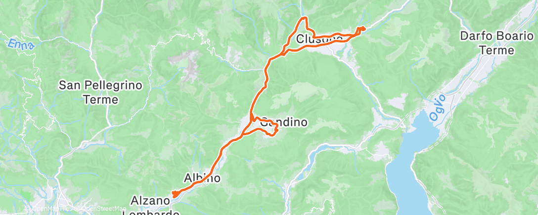 Peta aktivitas, Pedalata dell'ora di pranzo