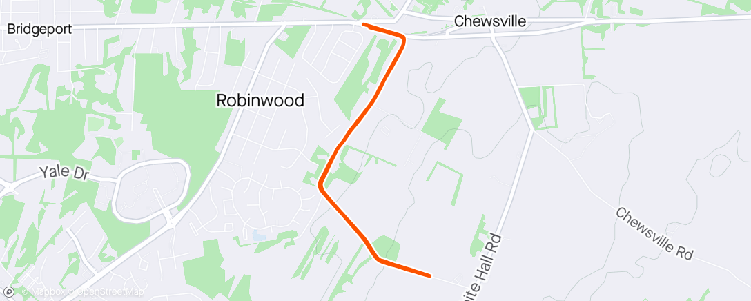 Map of the activity, 6x Hill repeats