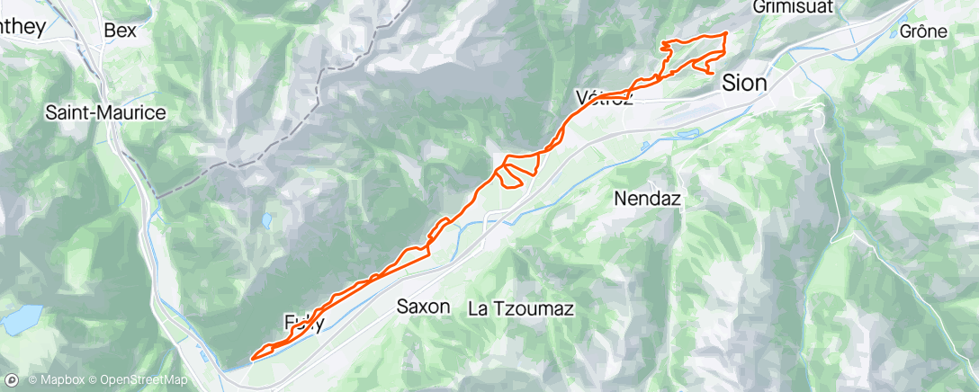 Map of the activity, Toujours pas chaud 🥶💨