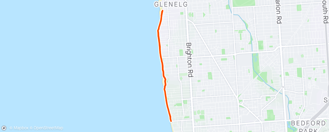 Map of the activity, Run and food