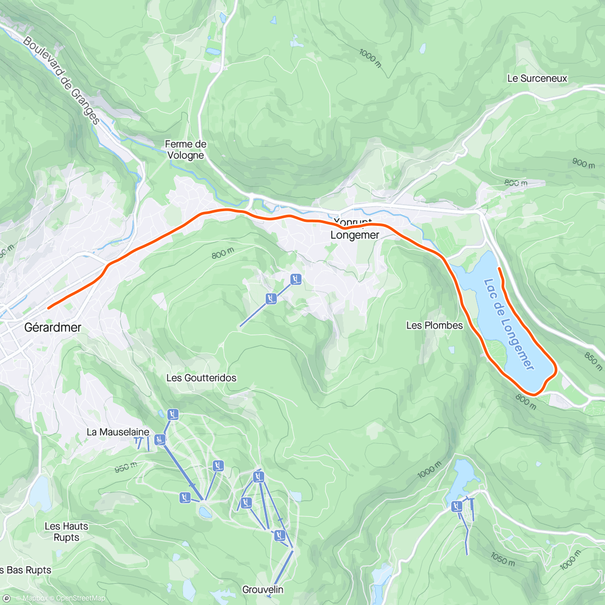 Mapa de la actividad, Passion tour de lac 😎