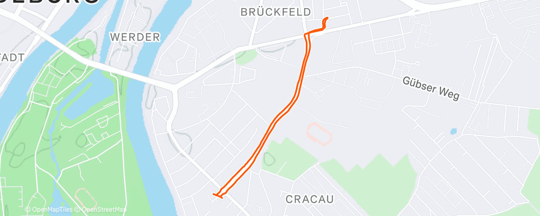 Карта физической активности (evening walk)