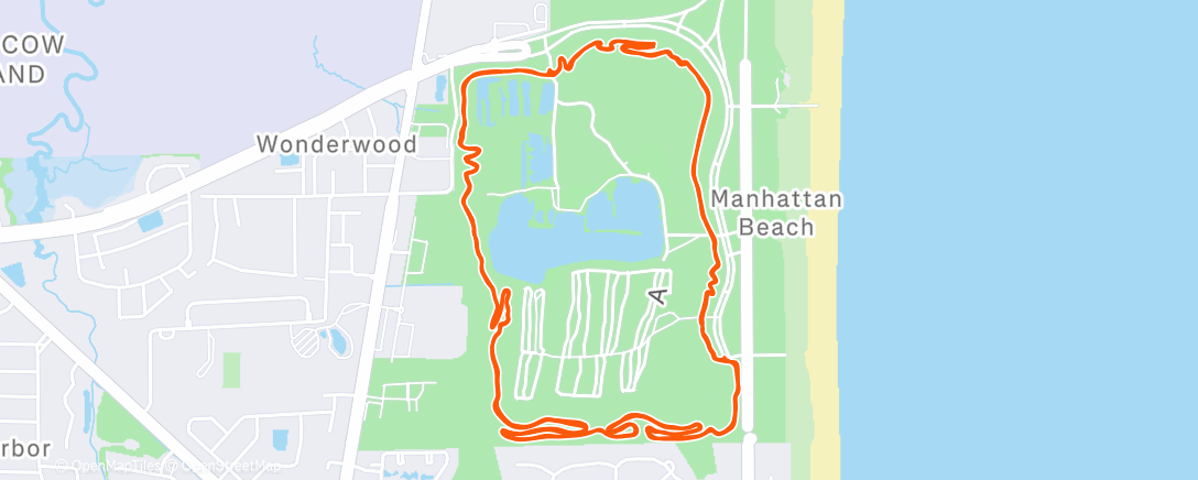 Mappa dell'attività Morning Ride