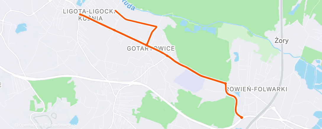 Map of the activity, Morning Ride