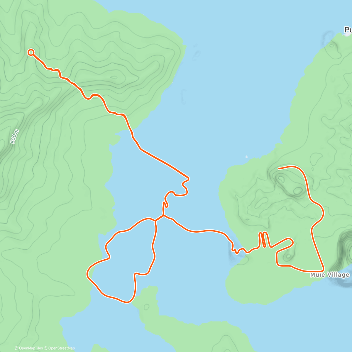 Map of the activity, Zwift - Group Ride: Off The MAAP 2025: Stage 3 with Harri Martin on Power to the Portal in Watopia