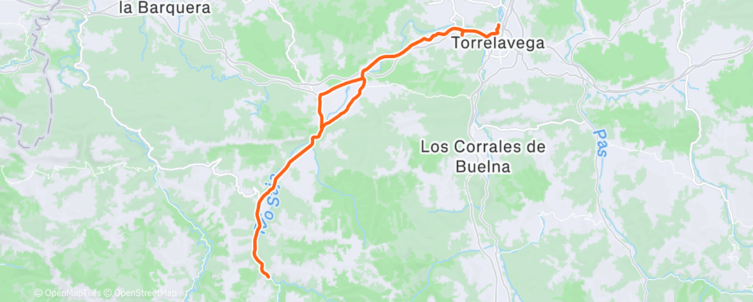 Карта физической активности (Morning Ride)