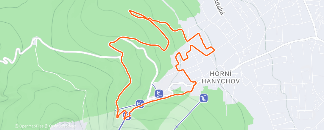 Map of the activity, Liberec