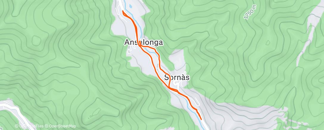 Mapa de la actividad (Afternoon ice skate)
