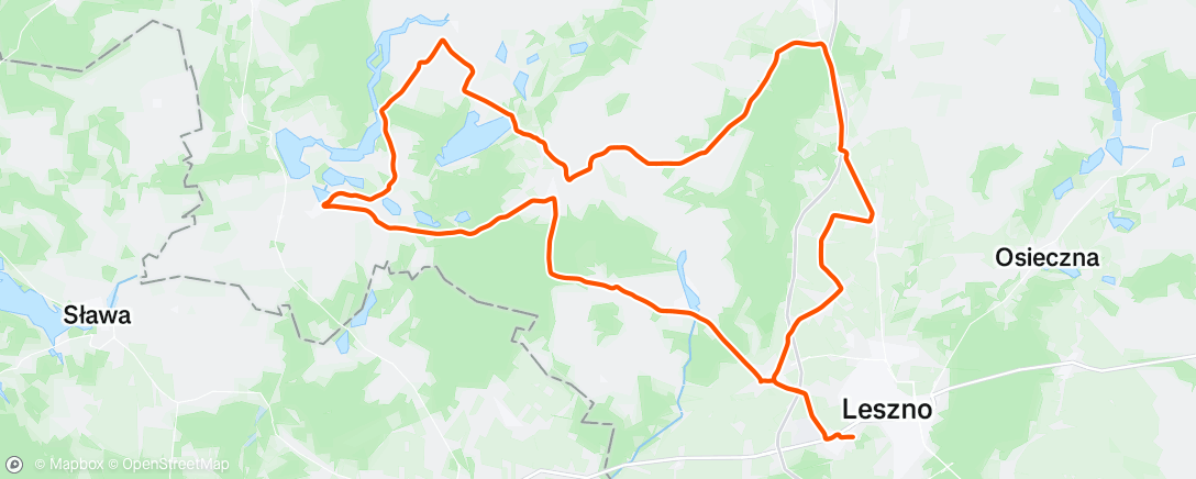 Map of the activity, Morning Ride