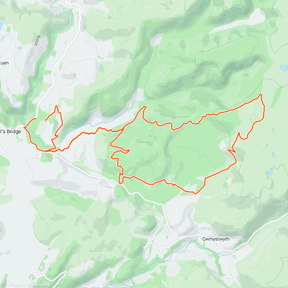 Map of the activity, Sialens Y Barcud Coch, The Red Kite Challenge 2024, 1/2 Marathon. 🏃🏼‍♂️🥵⛰️⛰️⛰️