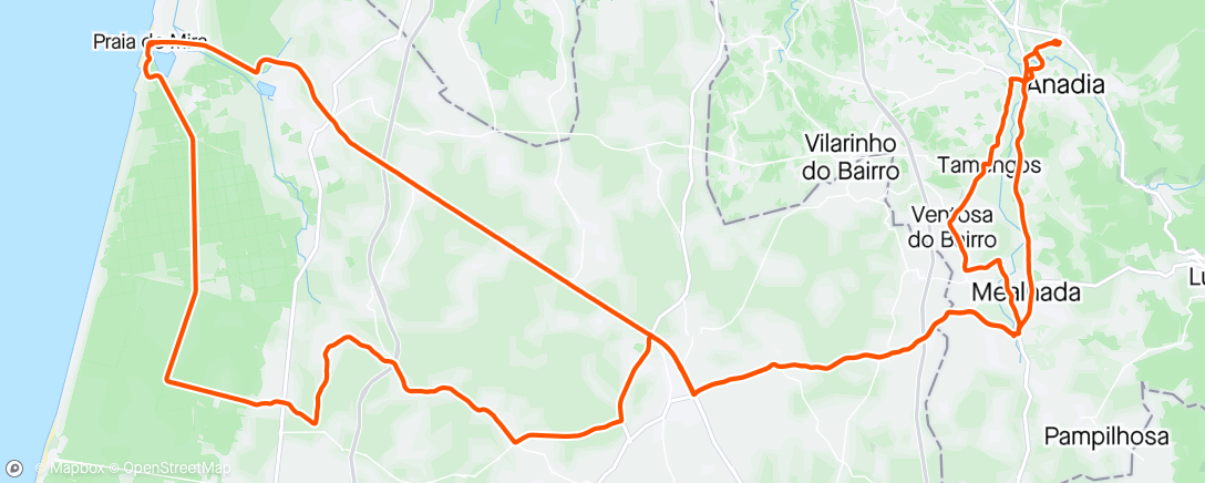 Map of the activity, Domingueira #WF