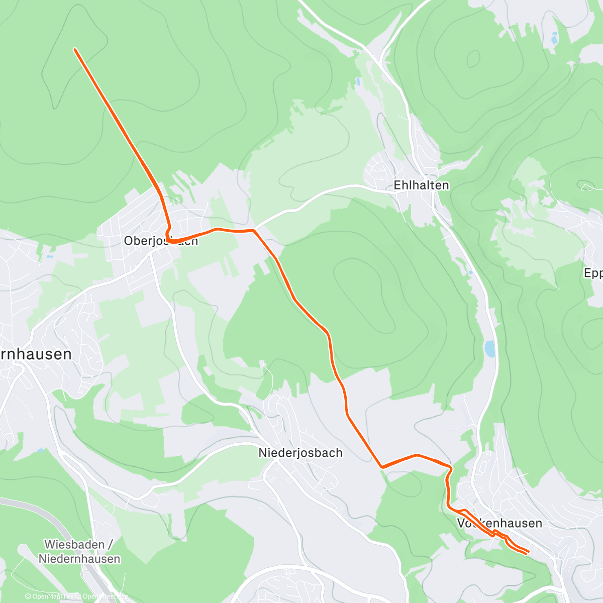 Map of the activity, Taunustaler XMas Höhenmeter Battle