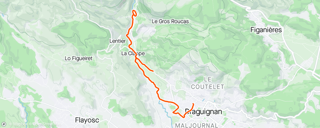 Mapa da atividade, Prog zone 2 📈 pace 70.3