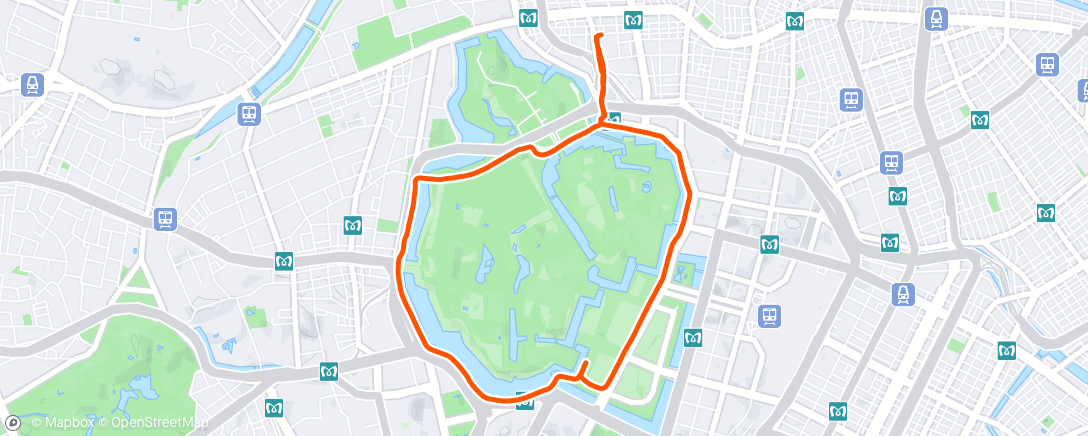 Mapa da atividade, Afternoon Run