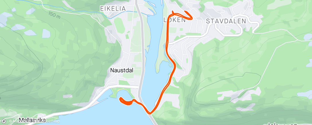 Map of the activity, Afterwork🏃‍♀️