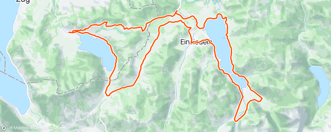 Map of the activity, Sihlsee