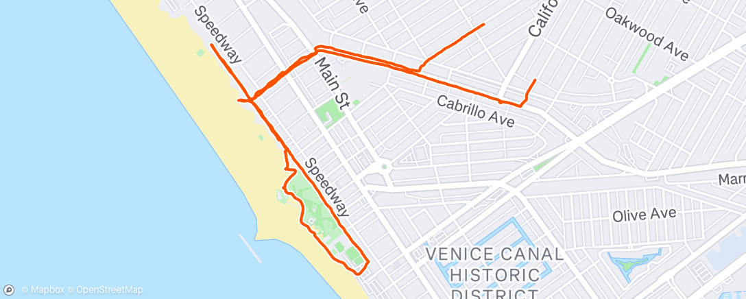 Map of the activity, Vince Vibe
