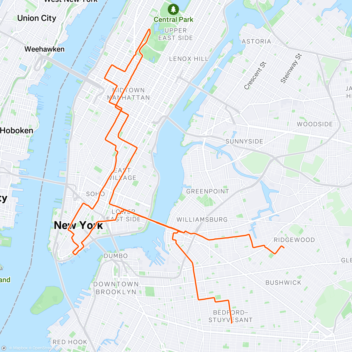 Map of the activity, Pleasant re-entry to the world