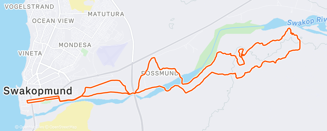 Map of the activity, More trails