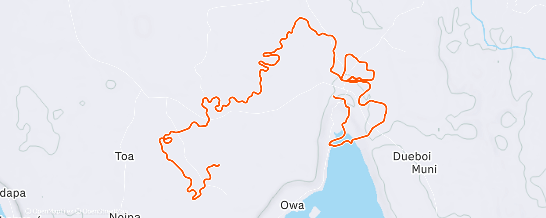Map of the activity, Zwift - Tropic Rush in Makuri Islands