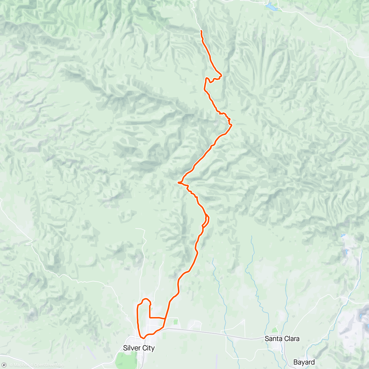 Map of the activity, Time for the Gila