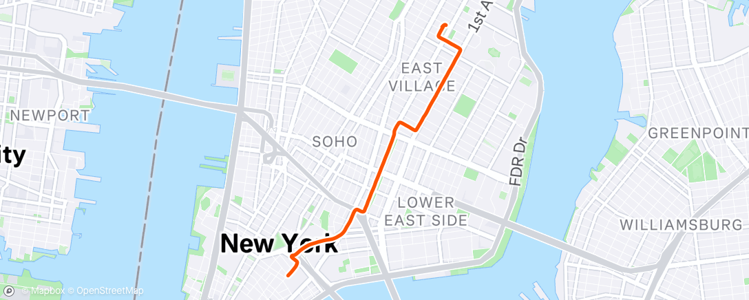 Map of the activity, Morning Ride