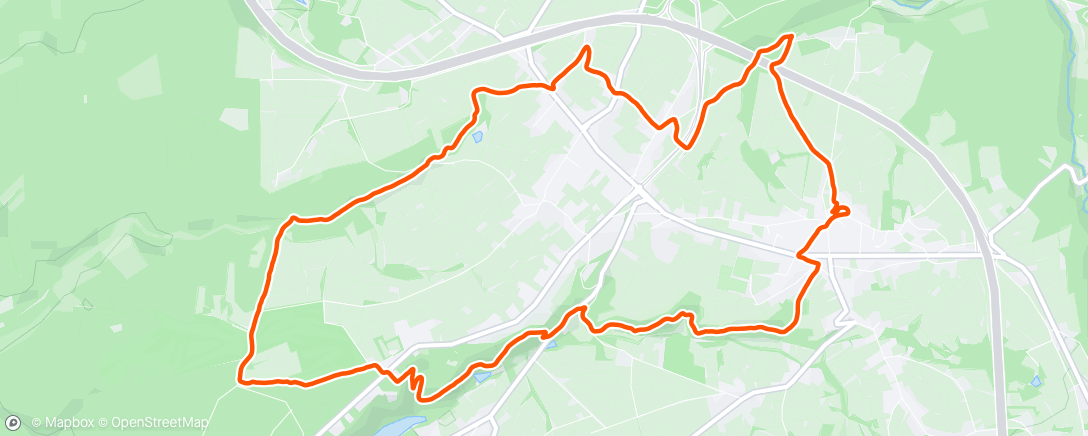 Map of the activity, Extratrail Sart