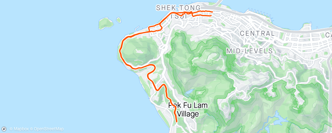 Map of the activity, Morning Ride