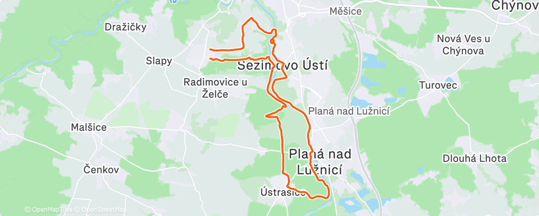 Карта физической активности (Morning Ride)