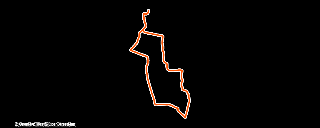 Map of the activity, Morning Run