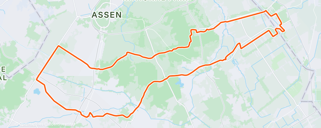 Карта физической активности (Vrijdagochtendrit op de gravelbike met Hiske)