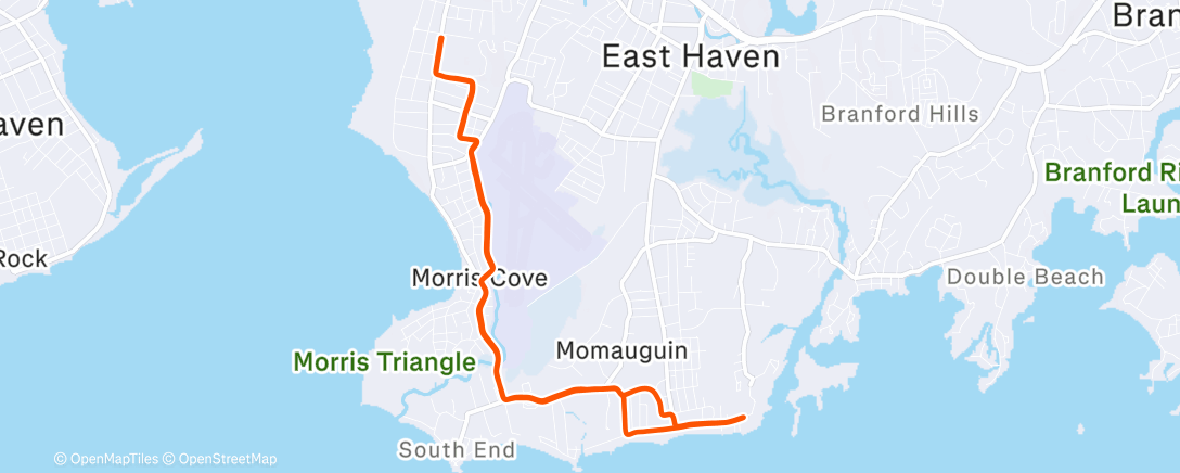 Map of the activity, Segment successfully sniped