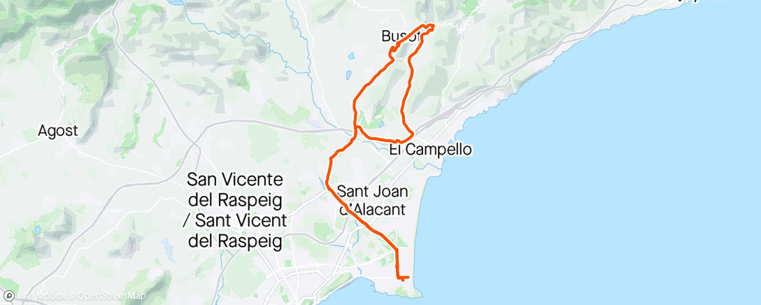 Map of the activity, ☁ Morning Ride
