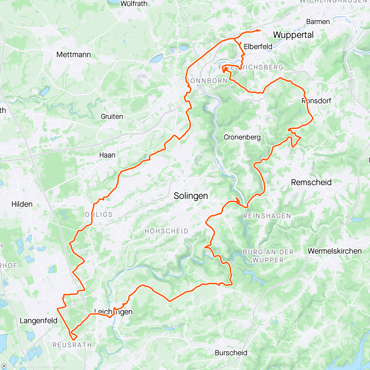Map of the activity, Kaffee und Kuchen Runde
