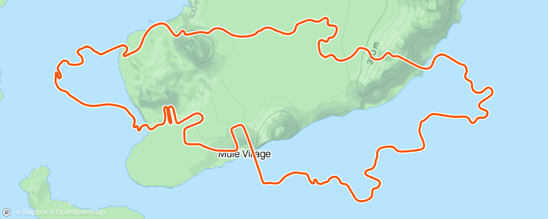 Mapa da atividade, Zwift - Pacer Group Ride: Watopia's Waistband in Watopia with Maria