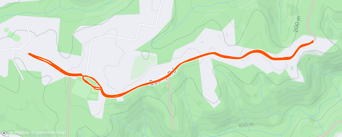 Mapa da atividade, Sharpening Phase Week 1 - Hill Sprints (Road)