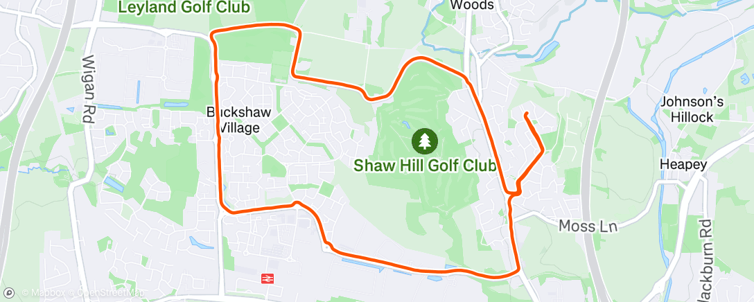 Map of the activity, Went pretty hard