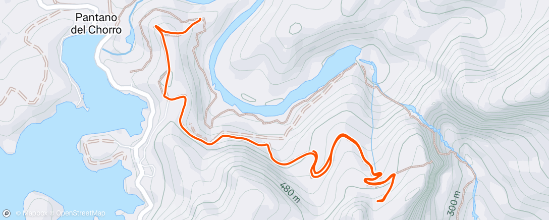 Map of the activity, Excursión de tarde