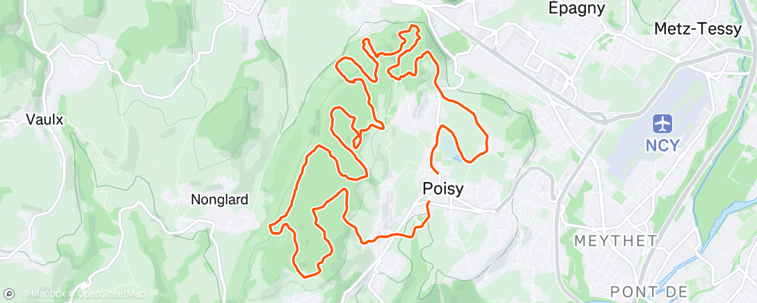 Map of the activity, Trail des Grenouilles