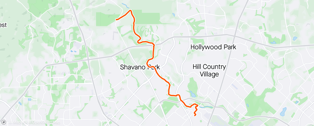 Map of the activity, Morning Ride