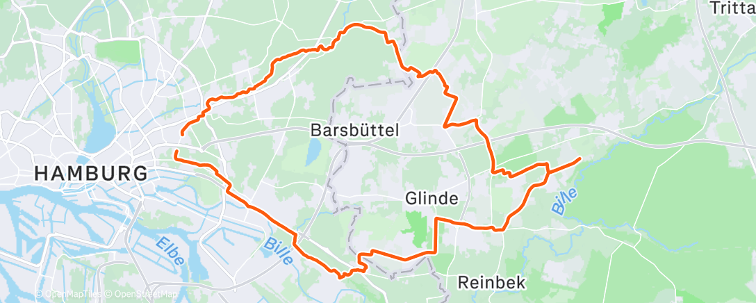 Map of the activity, Neue Lieblings Gravel Route 😍