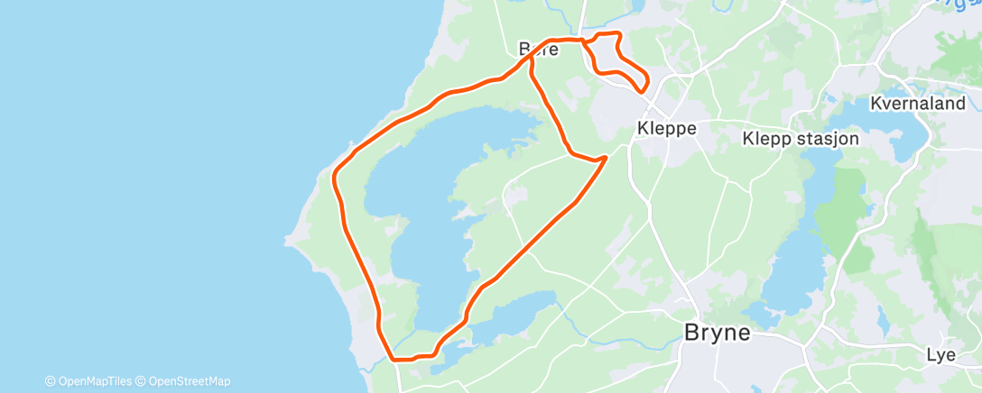 Map of the activity, Morning Ride