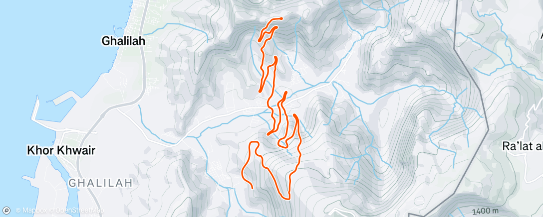 Carte de l'activité MyWhoosh - Jabel Jais