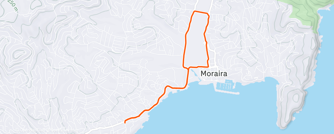 Mapa da atividade, Post Flight Jog