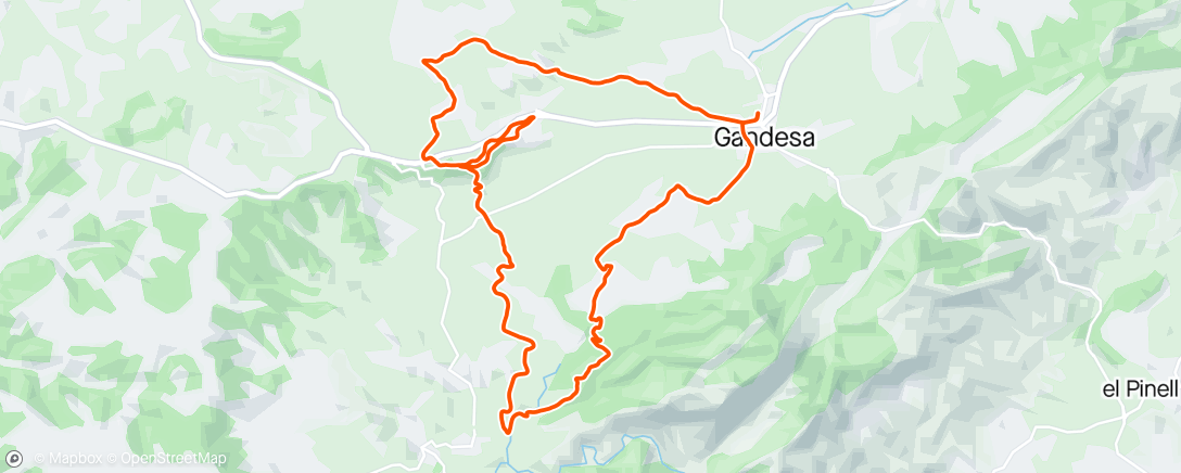 Map of the activity, Garnatxa Bike Race