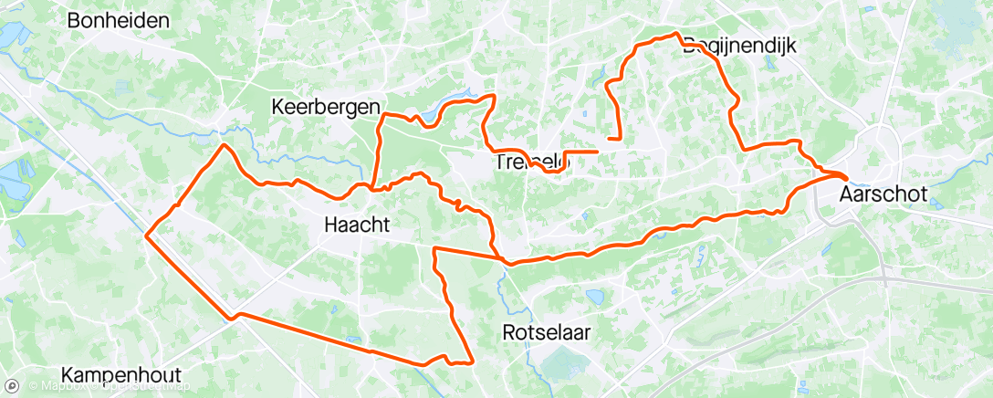 Map of the activity, Hard to miss Liege, but in 2 days it’s raceday again!